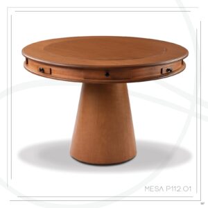 Mesa de jogos redonda 120cm